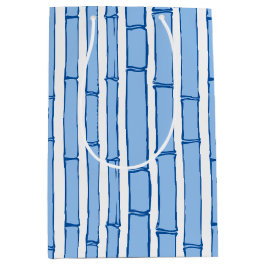 Bambooey Bamboo Stripe in Blue Porcelain Medium Cadeauzakje