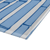 Bambooey Bamboo Stripe in Blue Porcelain Snijplank (Hoek)