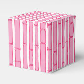 Bambooey Bamboo Stripe in Pink Bedankdoosjes (Voorkant Zijde)