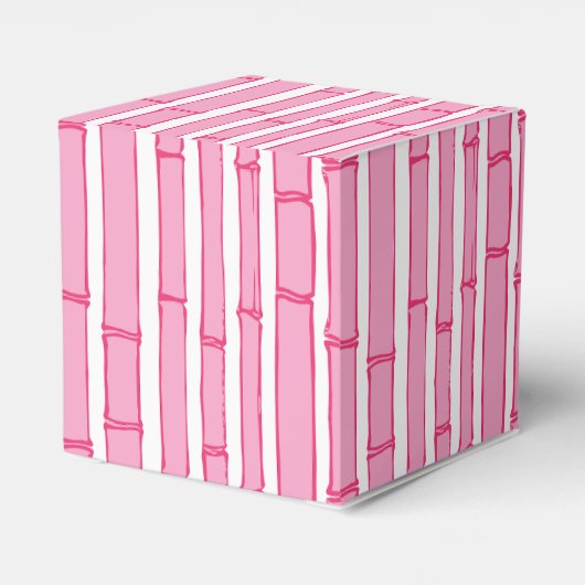 Bambooey Bamboo Stripe in Pink Bedankdoosjes (Achterkant)