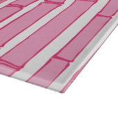 Bambooey Bamboo Stripe in Pink Snijplank (Hoek)