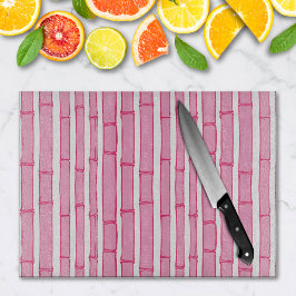 Bambooey Bamboo Stripe in Pink Snijplank