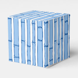 Bambooey Bamboostreep in Blauwe Porselein Bedankdoosjes