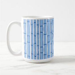 Bambooey Bamboostreep in Blauwe Porselein Koffiemok