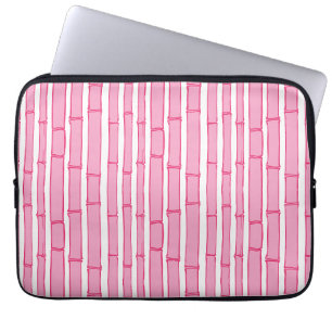 Bambooey Bamboostreep in Roze Laptop Sleeve