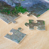 Bamboolbomen in de tuin van het Comomeer, italië Legpuzzel (Zijkant)
