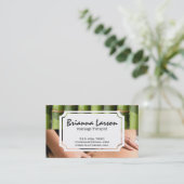 Bamboos | Back Massage | Therapy Health Visitekaartje (Staand voorkant)