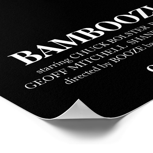 BAMBOOZLED 3 Official Movie Poster (Hoek)