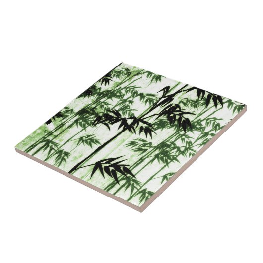 bambu verde - green bambu tegeltje (Zijkant)