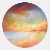 Bamburgh Beach Sticker (Voorkant)