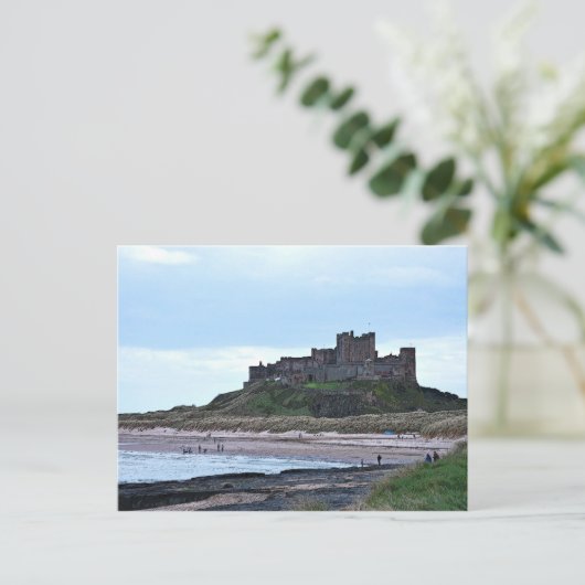 Bamburgh Castle Briefkaart (Staand voorkant)