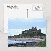 Bamburgh Castle Briefkaart (Voorkant / Achterkant)