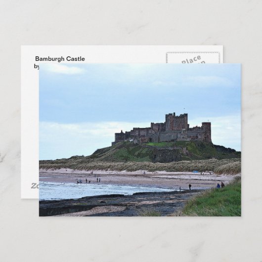 Bamburgh Castle Briefkaart (Voorkant / Achterkant)
