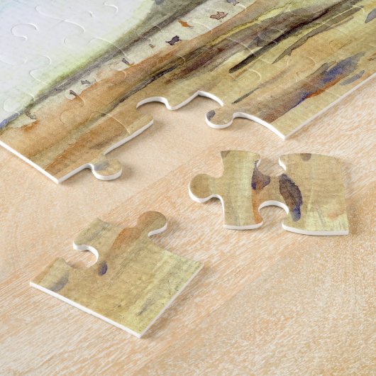 Bamburgh Castle Jigzaag Puzzle Legpuzzel (Zijkant)