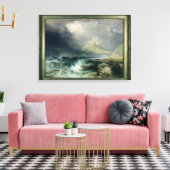 Bamburgh Castle, Northumberland Canvas Afdruk (Insitu (Woonkamer))