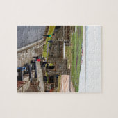 Bamburgh Castle, Northumberland, Engeland Legpuzzel (Horizontaal)