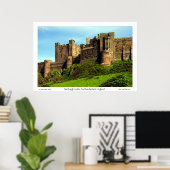 Bamburgh Castle, Northumberland, Engeland. Poster (Thuiskantoor)