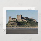 Bamburgh Castle, Northumberland, Engeland, Verenig Briefkaart (Voorkant / Achterkant)