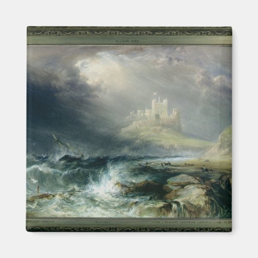Bamburgh Castle, Northumberland Magneet (Voorkant)