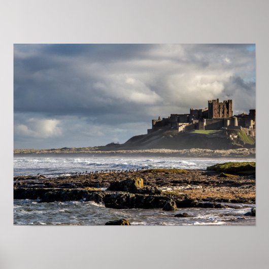 Bamburgh Castle Poster/Print Poster (Voorkant)