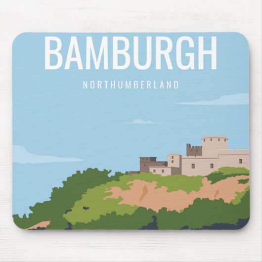 Bamburgh Northumberland Muismat (Voorkant)