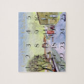 Bamburgh Village Advent kalender puzzel Legpuzzel (Verticaal)