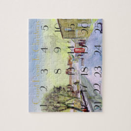 Bamburgh Village Advent kalender puzzel Legpuzzel