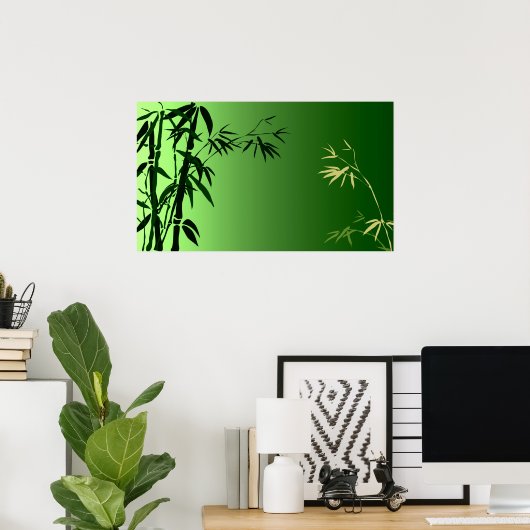 Bambus Poster (Thuiskantoor)