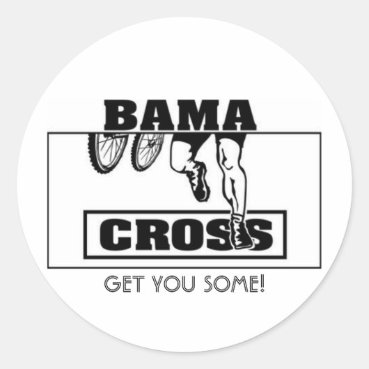 BAMCROSS STICKER ROND (Voorkant)