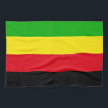 Bamileke stam Nationale Beweging etnische vlag Theedoek<br><div class="desc">Bamileke stam Nationale Beweging etnische vlag</div>