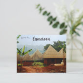 Bamileke Village in de regio West Kameroen Briefkaart (Staand voorkant)