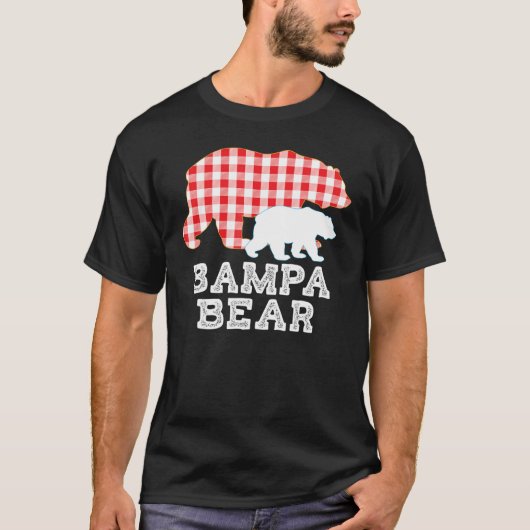 Bampa Plaid Great Bear Daddy Grandpa  Proud T-shirt (Voorkant)
