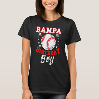 Bampa van het honkbalthema van de Birthday Boy Bda T-shirt