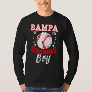 Bampa van het honkbalthema van de Birthday Boy Bda T-shirt