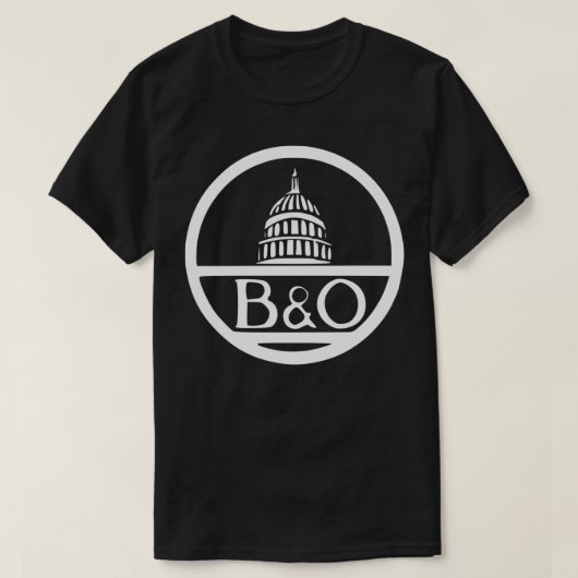 BampO Railroad Logo T-shirt (Design voorkant)