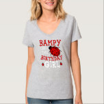 Bampy Of The Birthday Girl Ladybug Bday Party T-shirt<br><div class="desc">Bampy Of The Birthday Girl Ladybug Bday Party Celebration Gift. Perfect gift for your dad,  mom,  papa,  men,  women,  friend and Famy members on Thanksgiving Day,  Christmas Day,  Mothers Day,  Fathers Day,  4th of July,  1776 Independent day,  Veterans Day,  Halloween Day,  Patrick's Day</div>