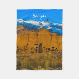 Bamyan, Afghanistan - Buddacliffvallei Fleece Deken