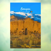 Bamyan, Afghanistan - Buddacliffvallei Raamsticker (Vel 3)