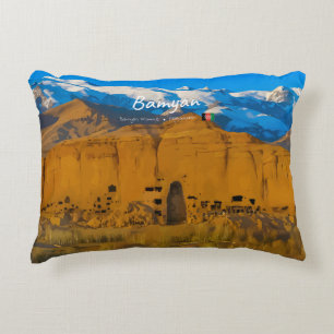 Bamyan, Afghanistan - Buddha Klifvallei Accent Kussen