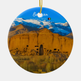 Bamyan, Afghanistan - Buddha Klifvallei Keramisch Ornament