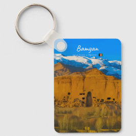 Bamyan, Afghanistan - Buddha Klifvallei Klassieker Sleutelhanger