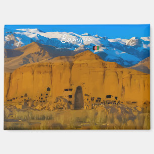 Bamyan, Afghanistan - Buddha Klifvallei Magneet