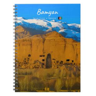 Bamyan, Afghanistan - Buddha Klifvallei Notitieboek