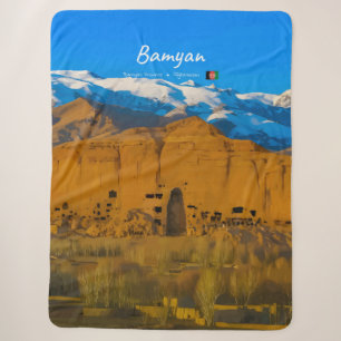 Bamyan, Afghanistan - Buddha Klifvallei Sherpa Deken