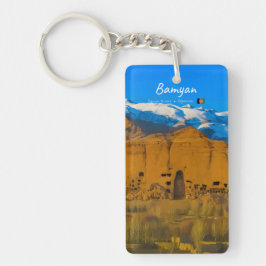 Bamyan, Afghanistan - Buddha Klifvallei Slank Sleutelhanger