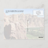 Bamyan, provincie Bamyan, Afghanistan Briefkaart (Achterkant)