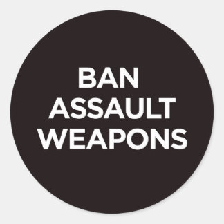 Ban aanvalswapens - Sticker