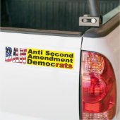 BAN Anti-Second Amendment DemocRATS Sticker (Op Truck)