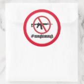 Ban AR-15 voldoende Ronde Sticker (Tas)