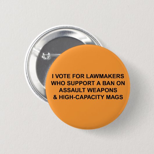 Ban Assault Weapons Button (Voorkant /achterkant)